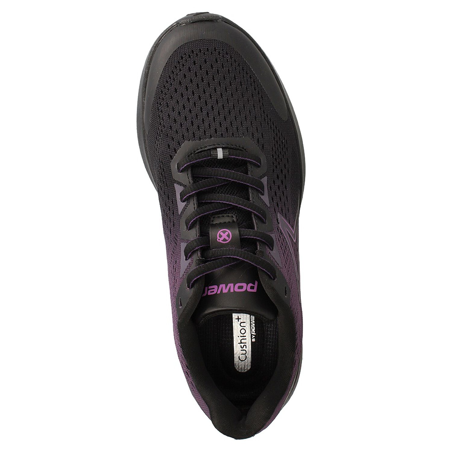 Zapatilla Mujer Power Xorise+100 Rn Eros2 Negro-morado image number 5.0